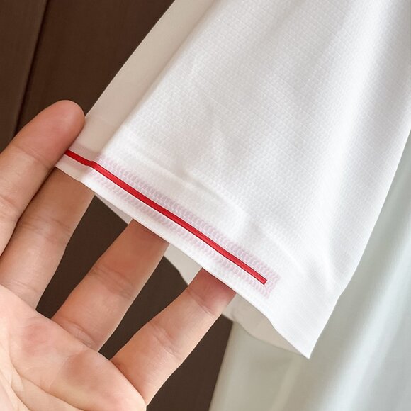 Kiton White Zipper Short-Sleeved Polo Shirt - Picture 5 of 8